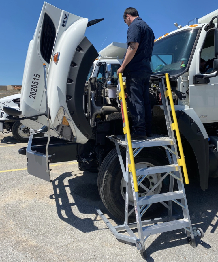 this image shows truck repair in Maricopa, Arizona