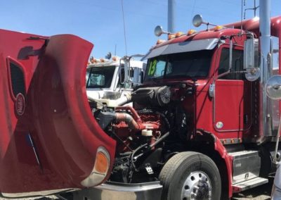 this image shows truck repair in Queen Creek, Arizona